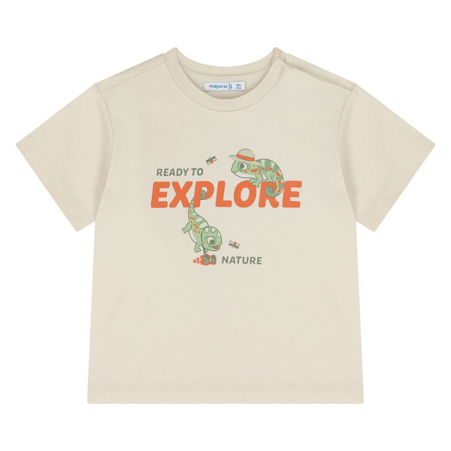 طقم شورت للأولاد باللون البيج والعاجي والأخضر, 3, hi-res