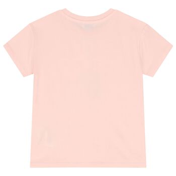 Girls Pink Logo T-Shirt