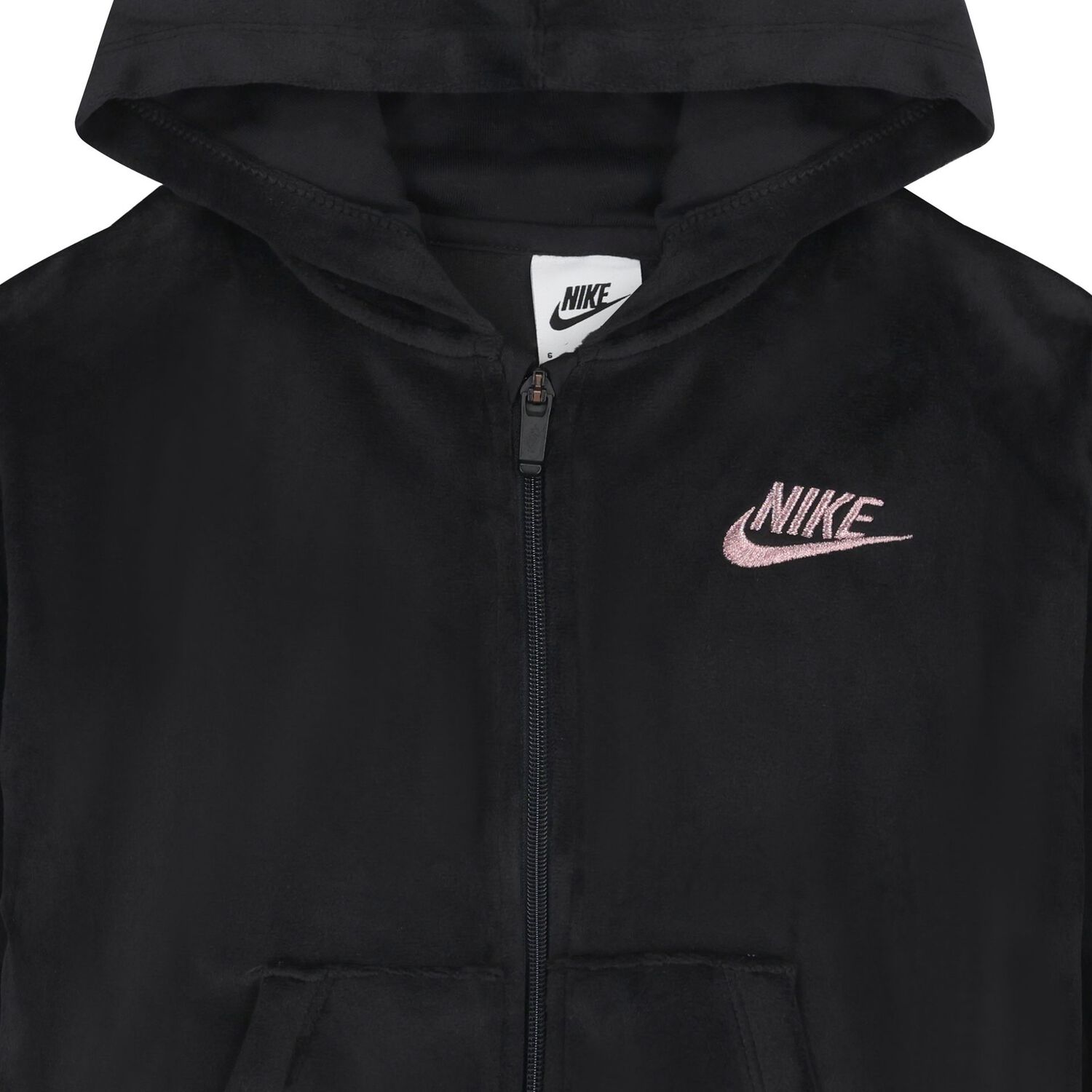 طقم تنورة قصيرة للبنات باللون الأسود , 1, hi-res