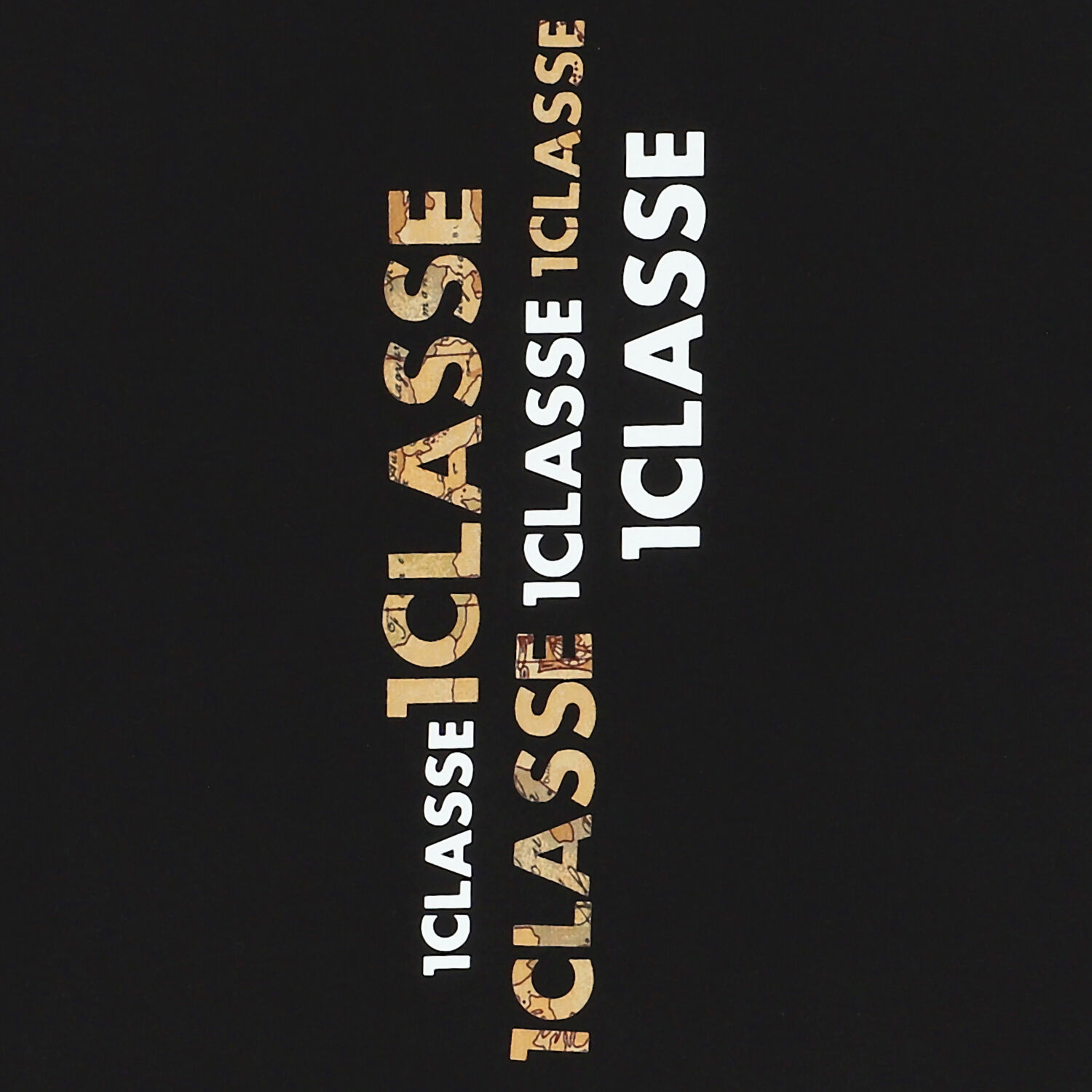 Boys Black & Beige Logo T-Shirt, 1, hi-res