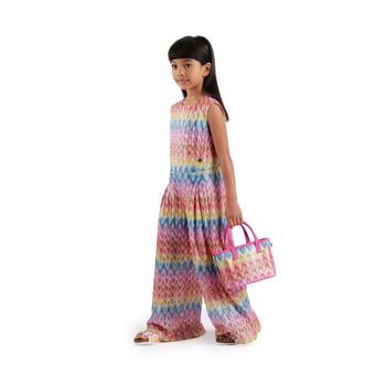 Girls Multi-Coloured Zigzag Handbag