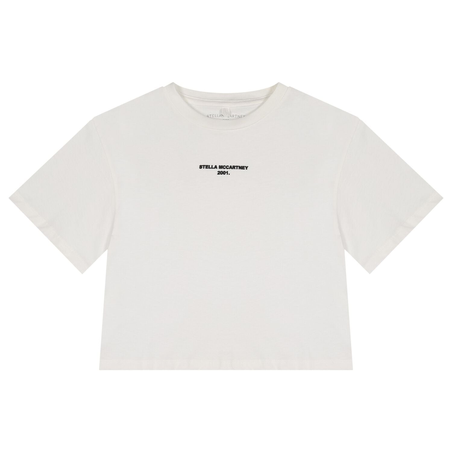 Girls White Logo T-Shirt, 1, hi-res