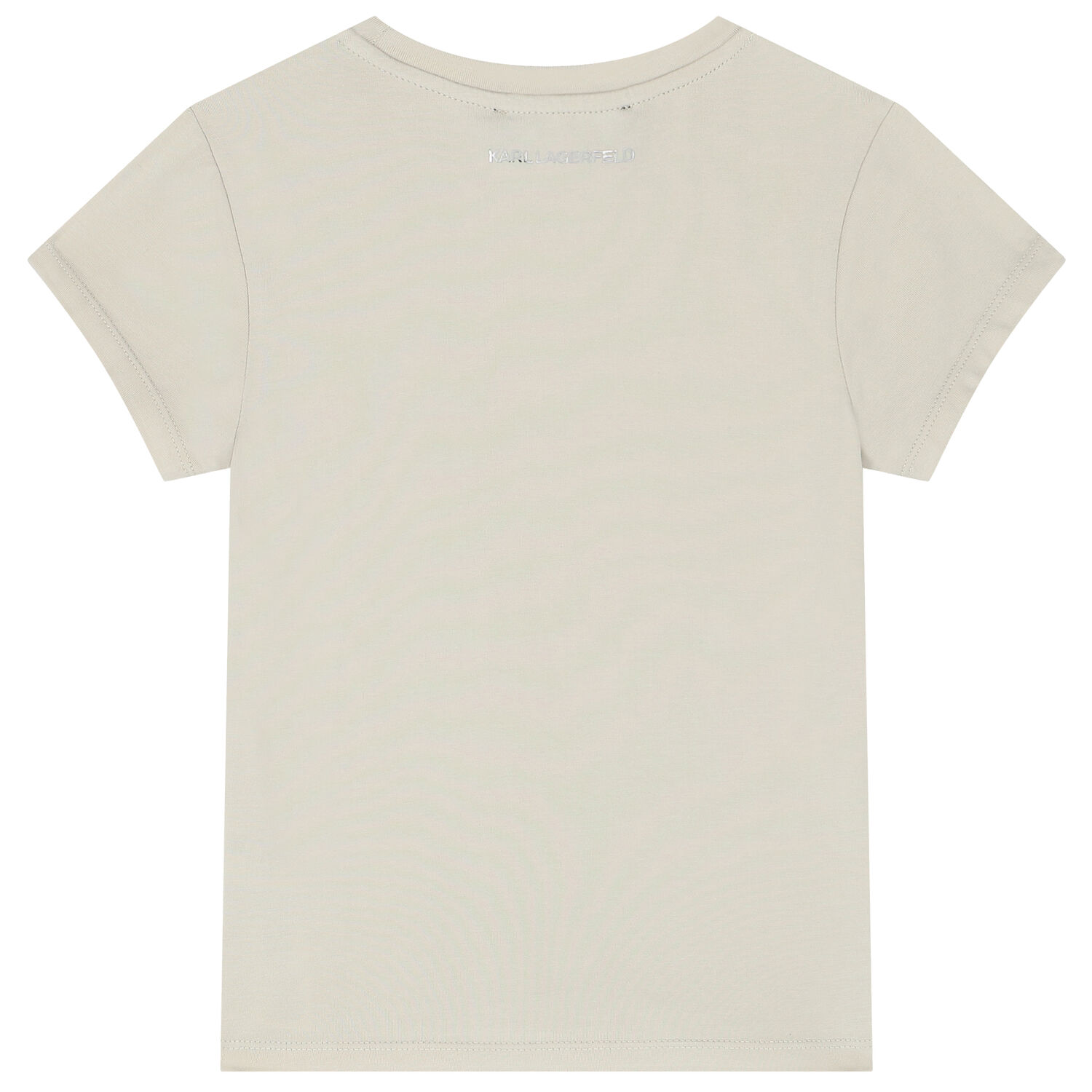 Girls Beige Logo T-Shirt, 1, hi-res
