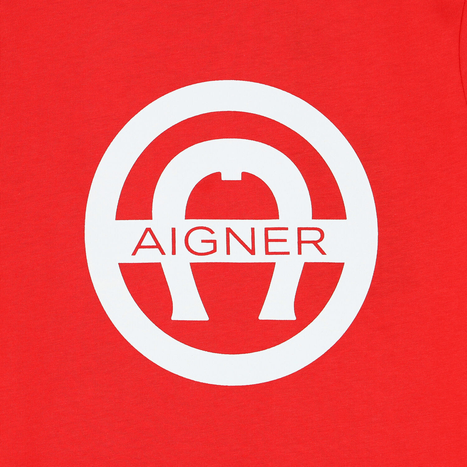 تيشيرت بالشعار باللون الأحمر للأولاد, 1, hi-res image number null