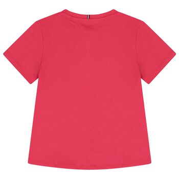 Girls Pink Logo T-Shirt