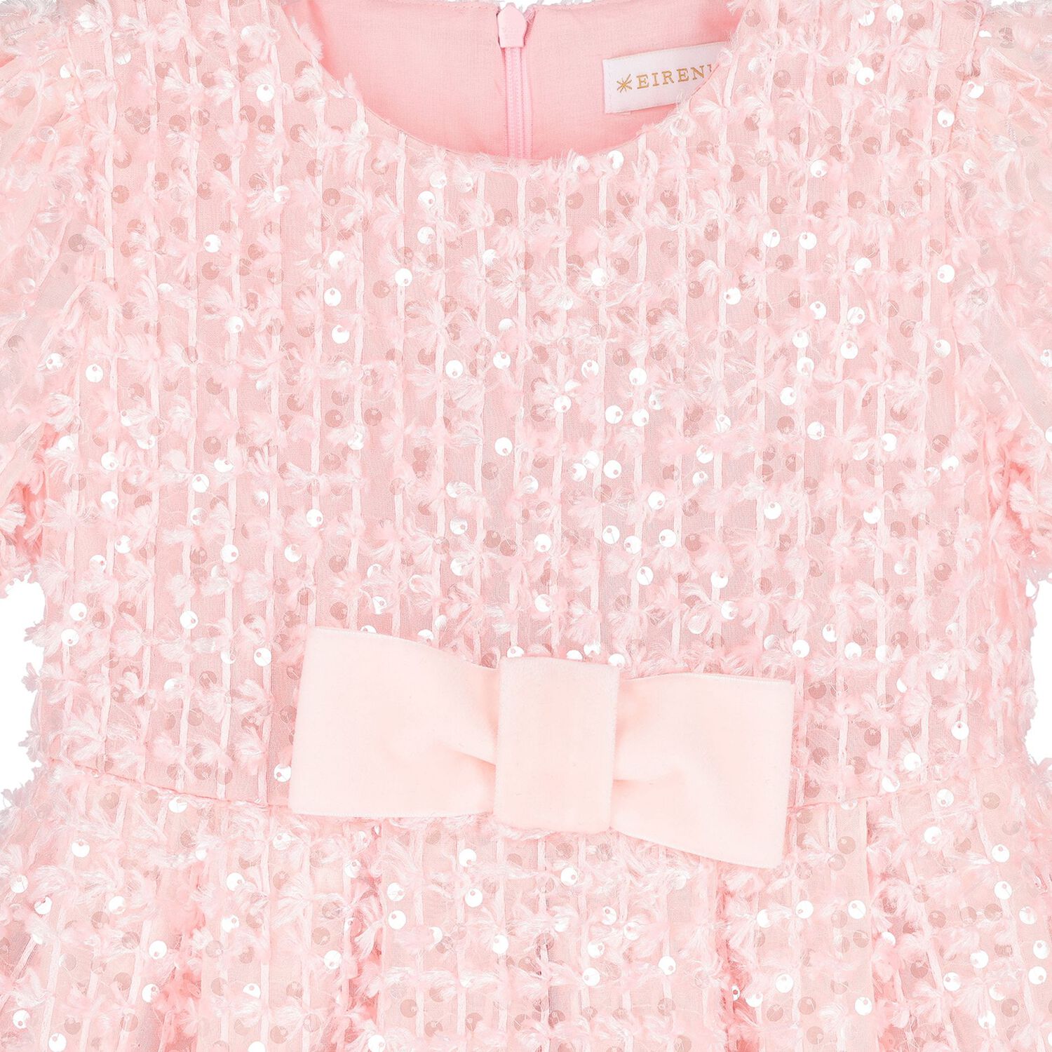 Girls Pink Embellished Sequin Dress, 1, hi-res image number null