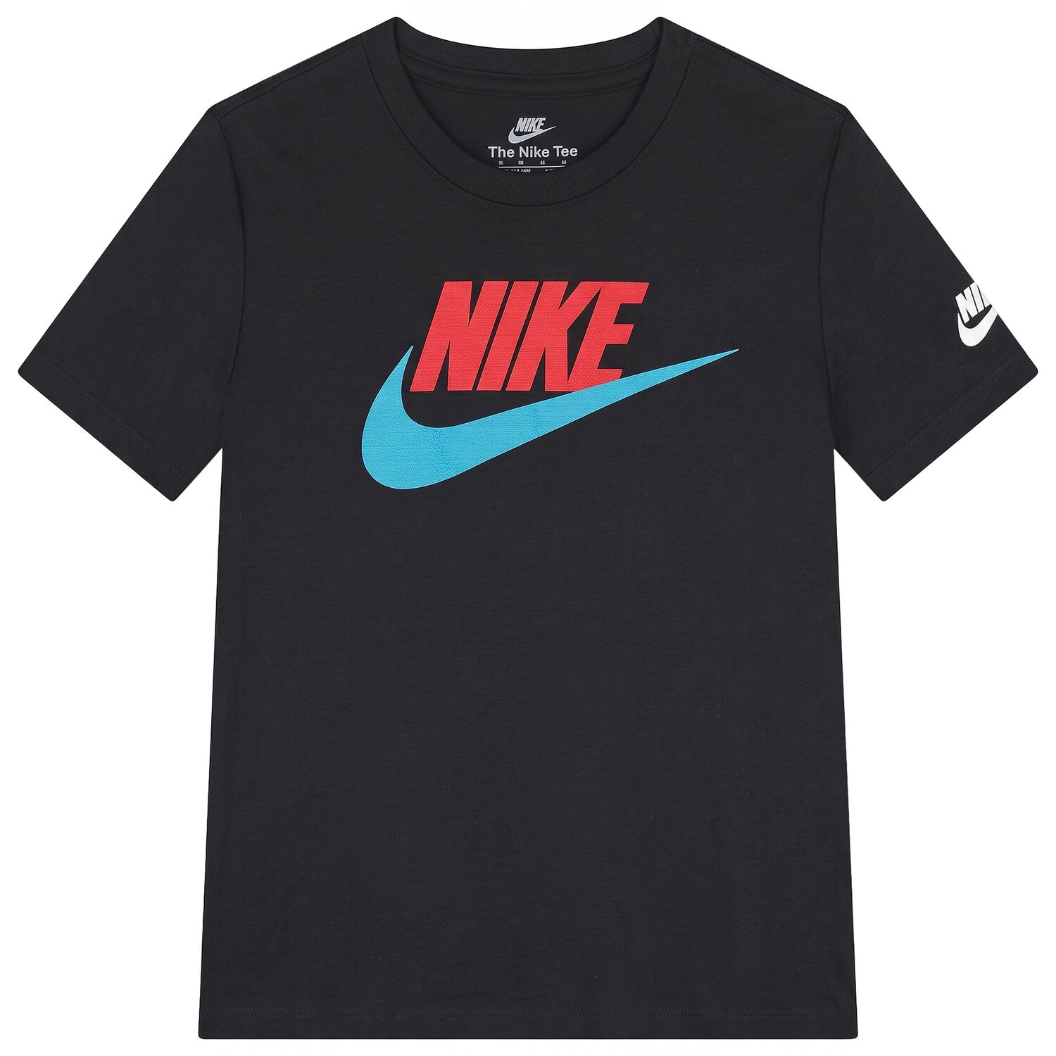 Boys Black Logo T-Shirt, 2, hi-res