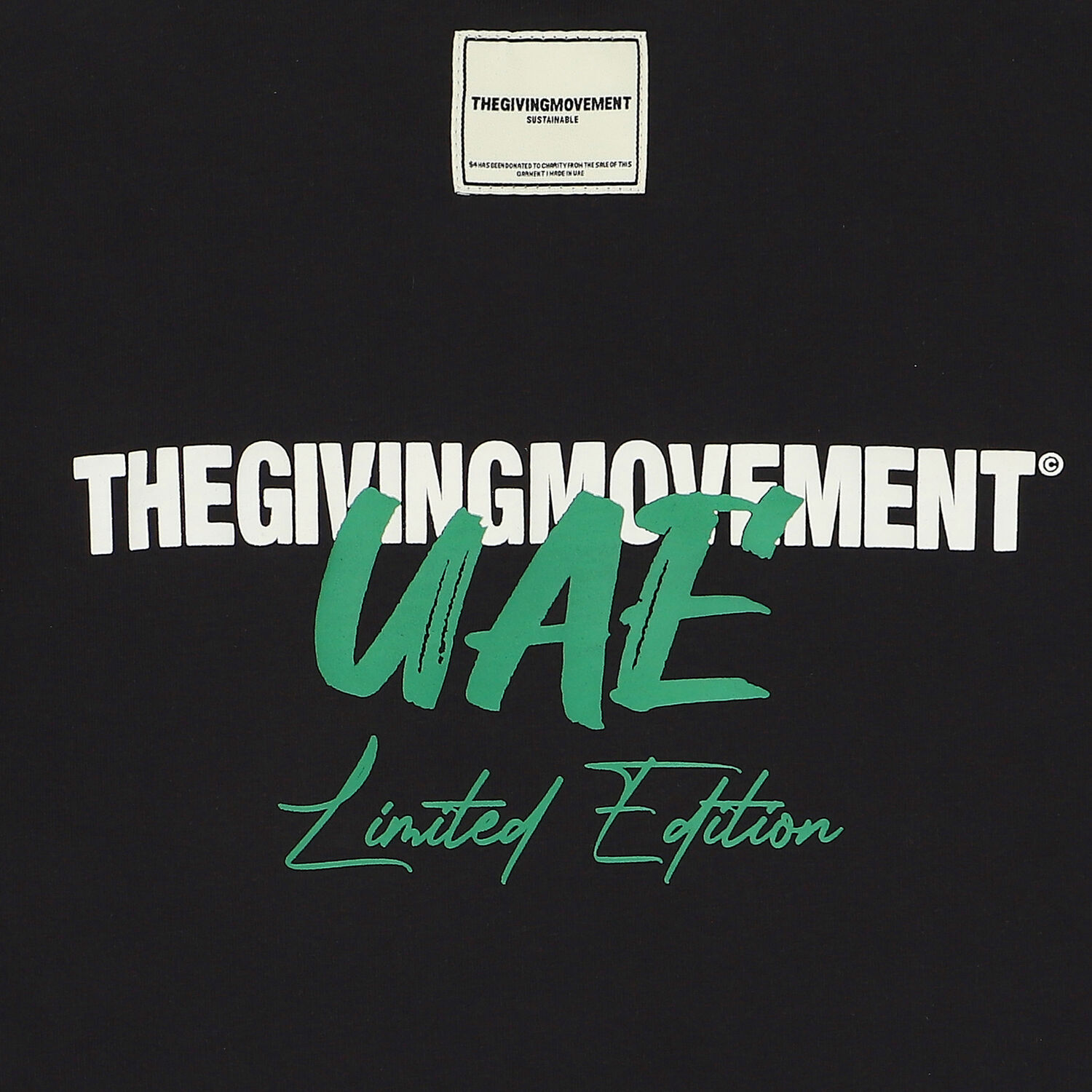 تيشيرت بالشعار باللون الاسود, 1, hi-res