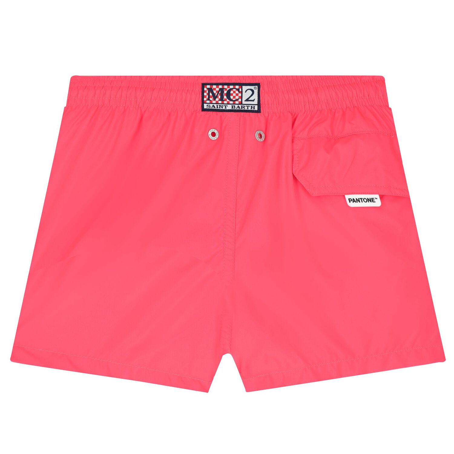 Boys Neon Pink Swim Shorts, 1, hi-res image number null