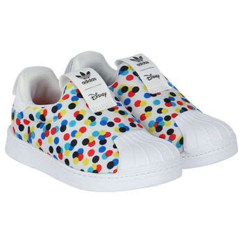 White Superstar Disney 360 Trainers