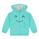 Younger Boys Ivory, Green & White Dino Tracksuit Set, 1, hi-res