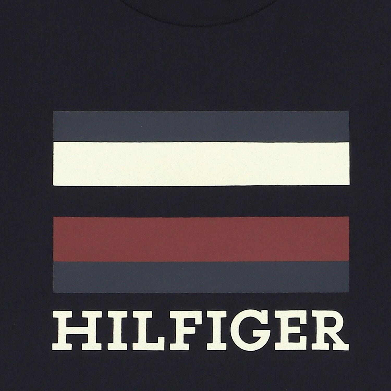 تيشيرت أولاد بالشعار باللون الكحلى, 3, hi-res