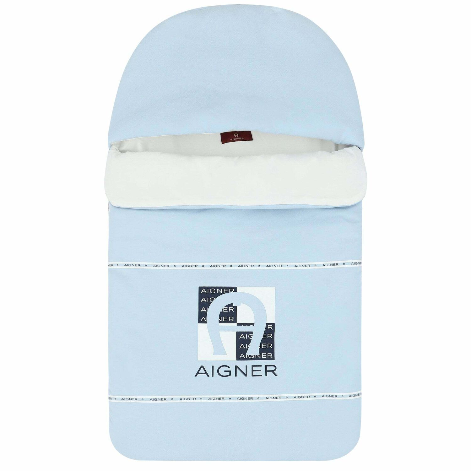 مدس بالشعار باللون الازرق والابيض للاولاد, 1, hi-res