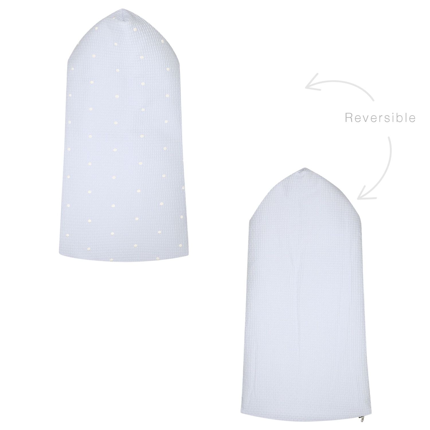 Baby Boys Blue Hooded Reversible Baby Nest, 1, hi-res
