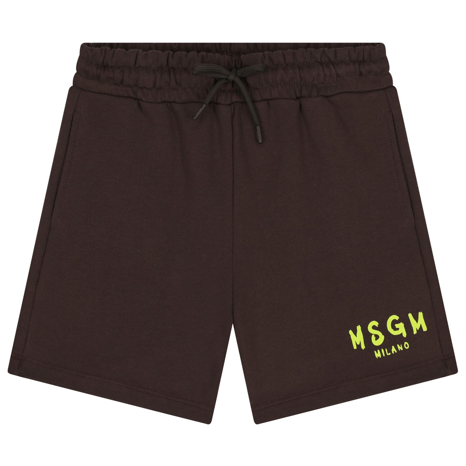 Brown Logo Shorts, 4, hi-res