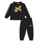 Younger Boys Black Logo Tracksuit, 1, hi-res