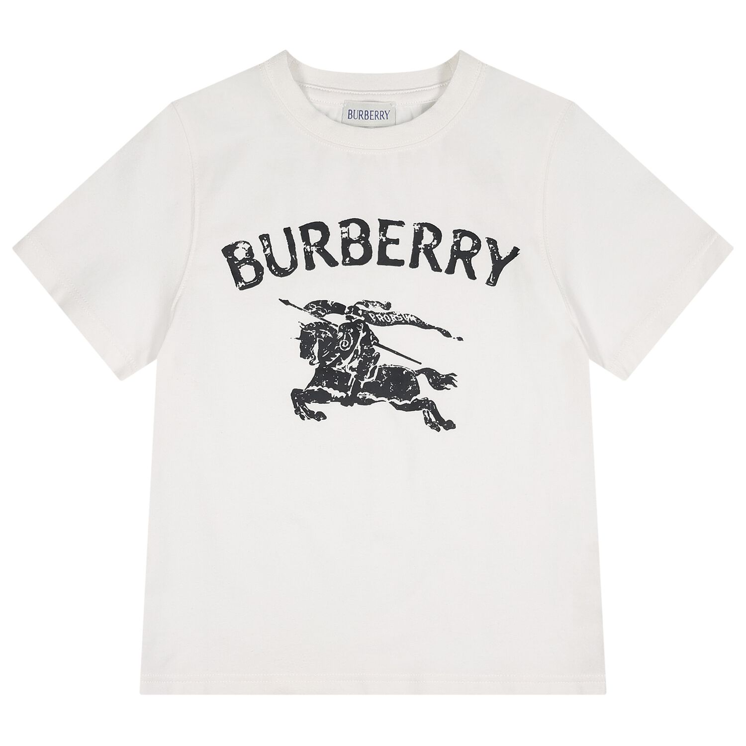 Boys White EKD Logo T-Shirt, 1, hi-res