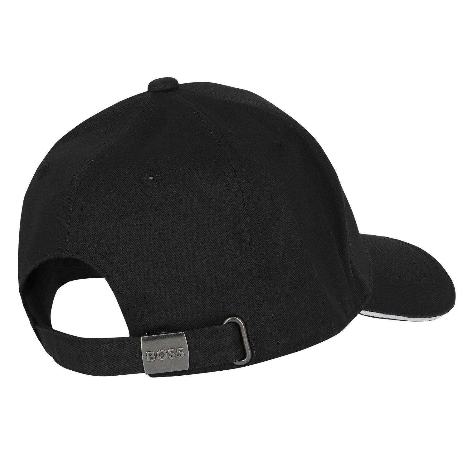 Boys Black Logo Cap, 2, hi-res