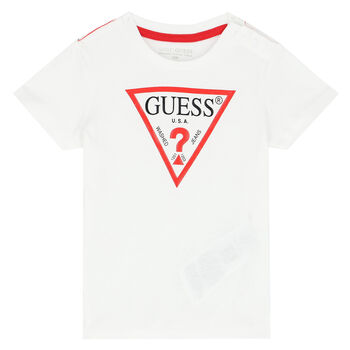 Boys White Logo T-Shirt