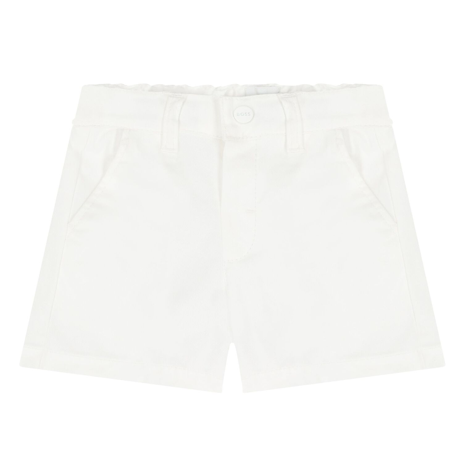 طقم شورت أولاد بالشعار باللون الأزرق والأبيض , 1, hi-res