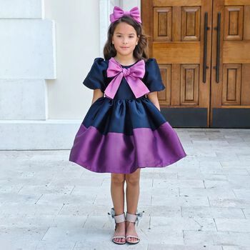Girls Pink Bow Headband