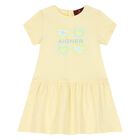 Younger Girls Yellow Logo Dress, 2, hi-res