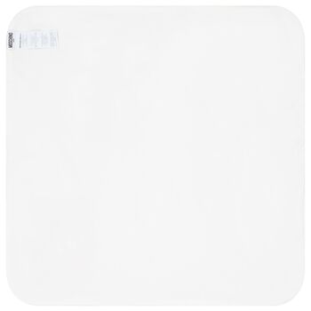 White Teddy Bear Logo Baby Blanket