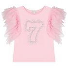 Girls Pink 7th Birthday T-Shirt, 12, hi-res
