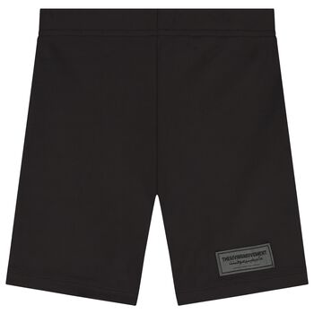 Black Logo Softskin Cycling Shorts