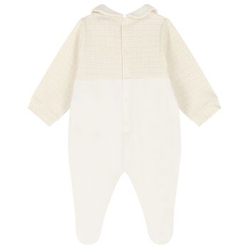 Ivory & Gold Logo Babygrow