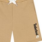 Boys Beige Logo Shorts, 2, hi-res