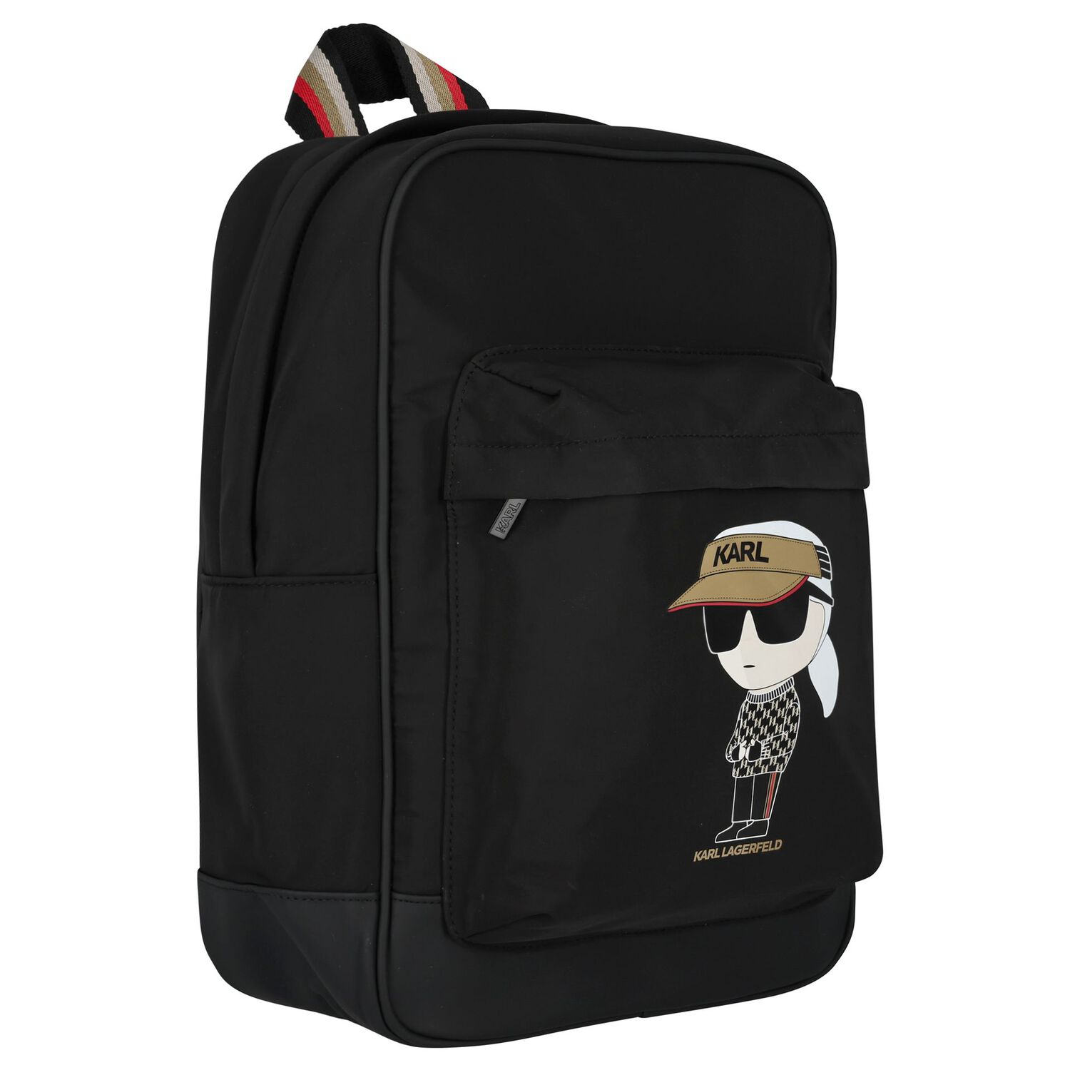 Boys Black Ikonik Backpack, 1, hi-res