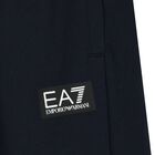 Boys Navy Blue Logo Joggers, 2, hi-res