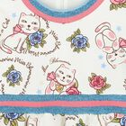 Girls White Printed Dress, 1, hi-res