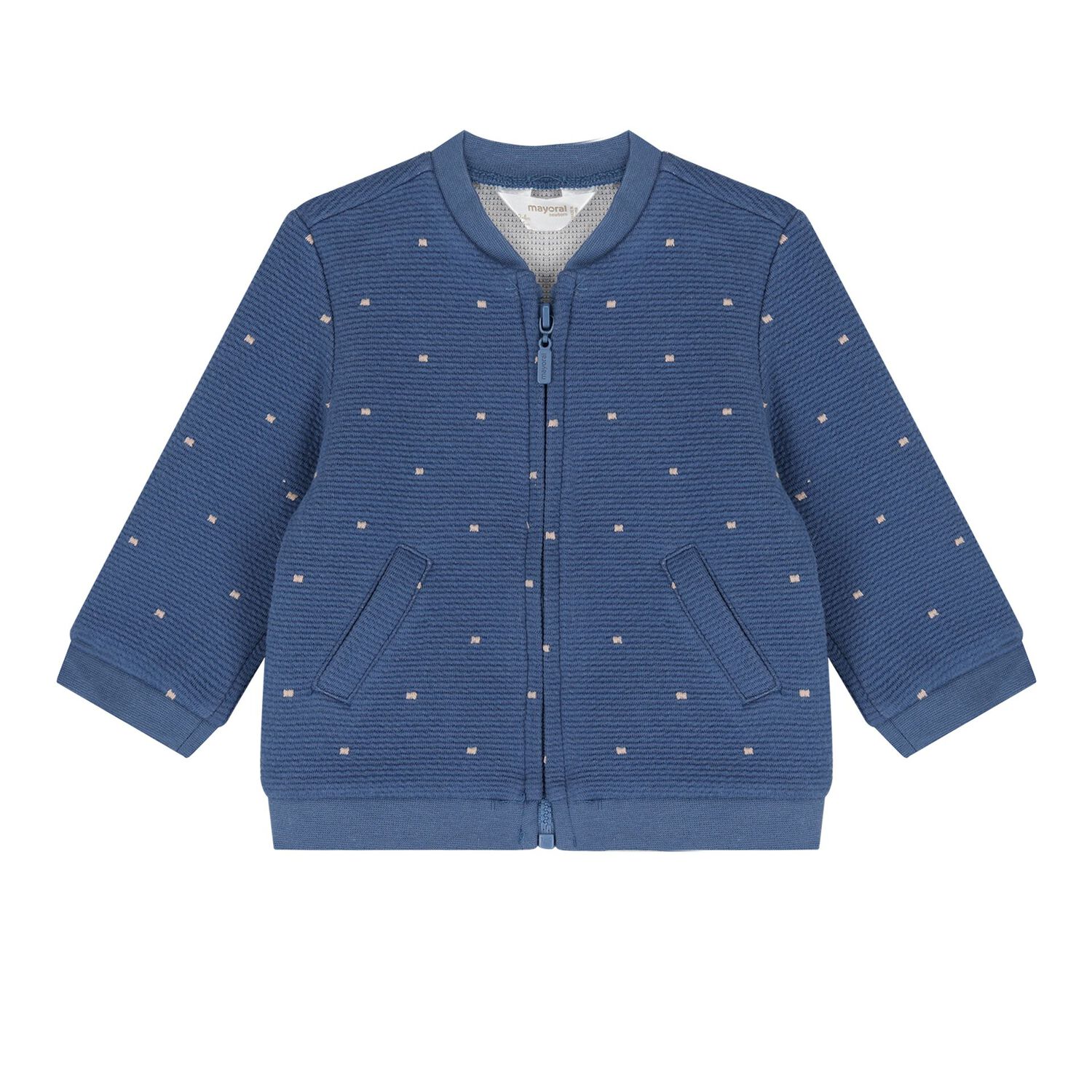 Baby Boys Blue & White Logo Tracksuit Set, 1, hi-res