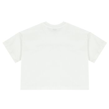 Girls White Logo T-Shirt