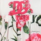 طقم فستان بطبعة الزهور باللون العاجي والأحمر, 1, hi-res