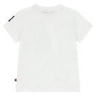 Younger Boys White Logo T-Shirt, 1, hi-res