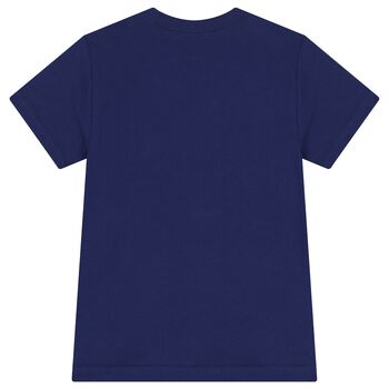 Boys Blue Polo Bear T-Shirt