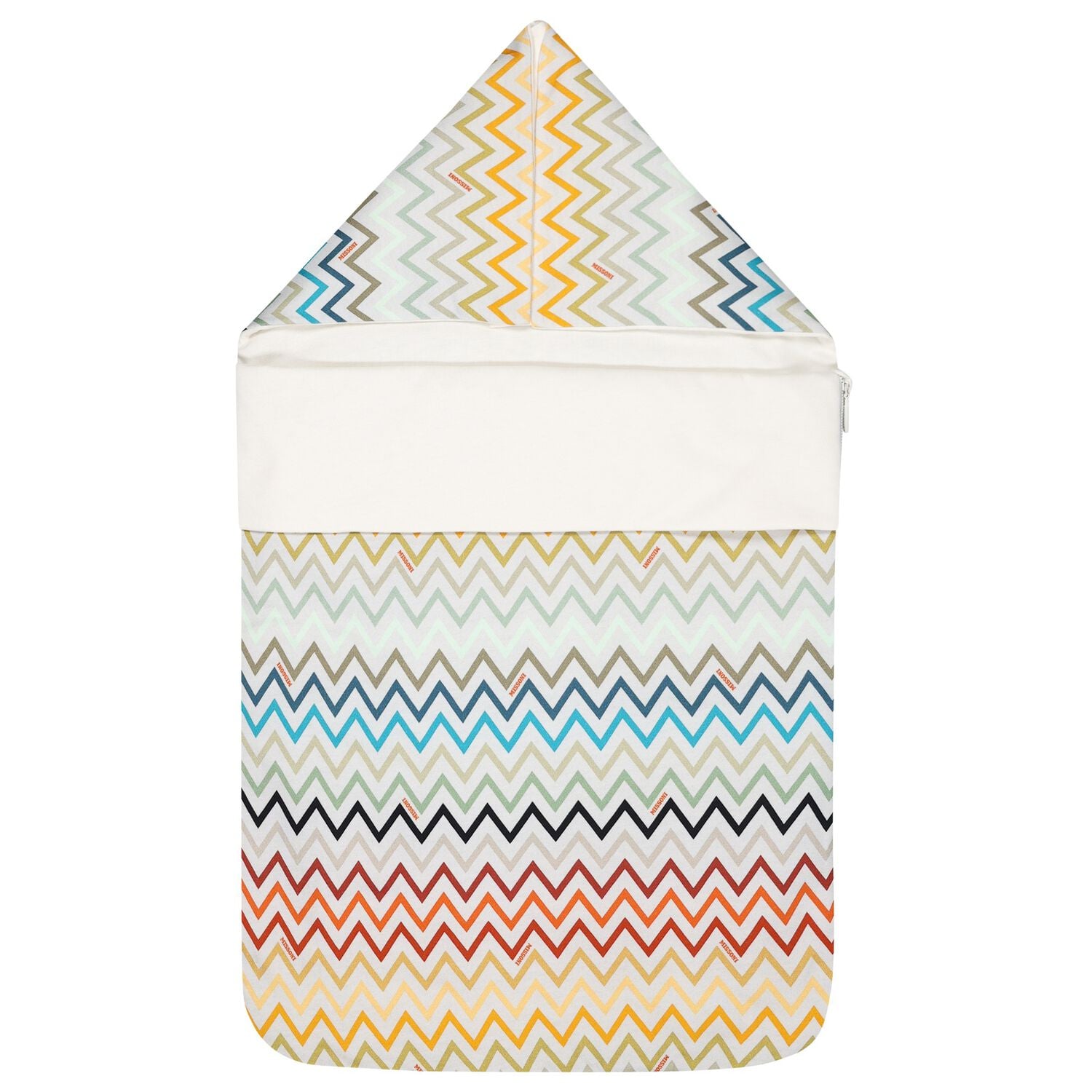 Multi-Coloured Zig Zag Baby Nest, 1, hi-res