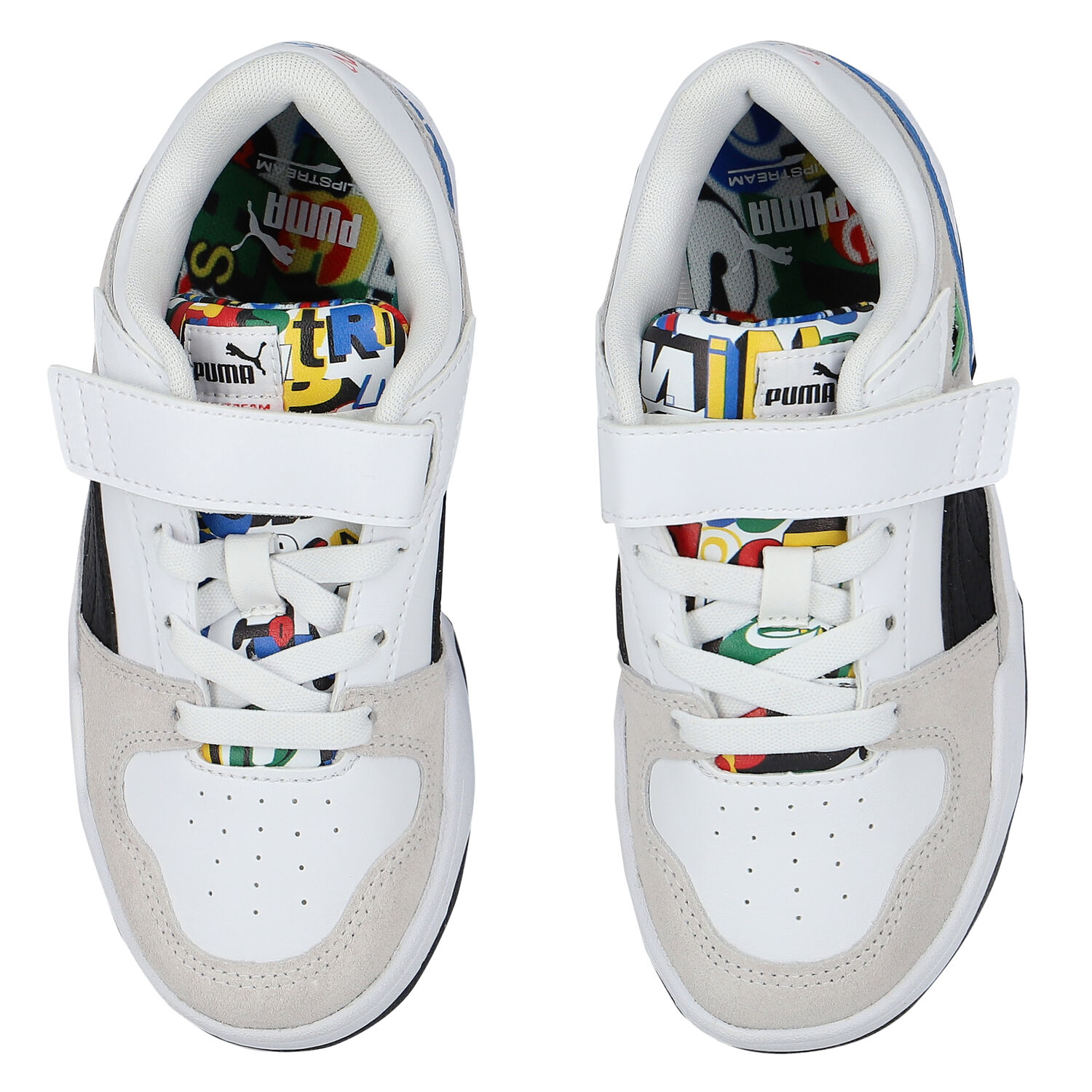 Boys White Slipstream Trash Talk AC PS Trainers, 1, hi-res