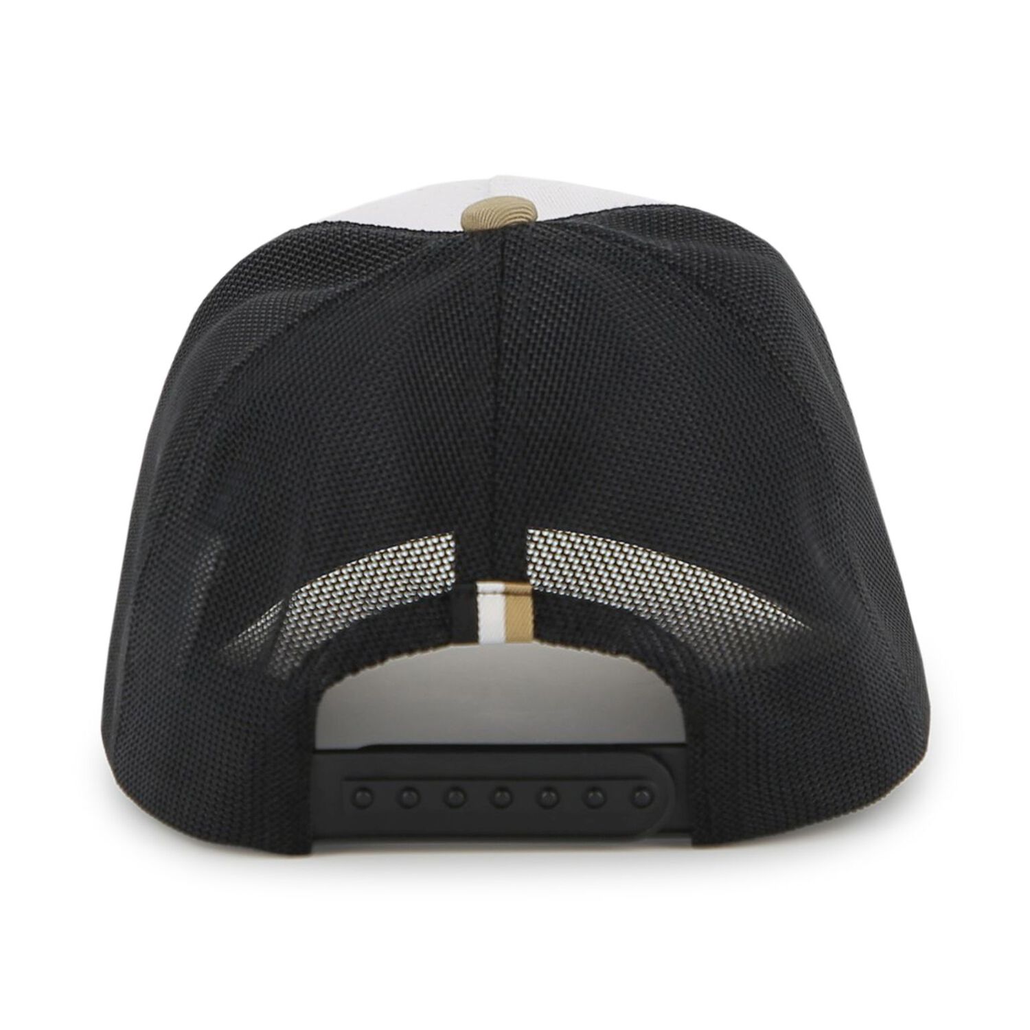 Boys White, Black & Beige Logo Cap, 1, hi-res