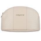 حقيبة مستلزمات بالشعار باللون البيج, 1, hi-res