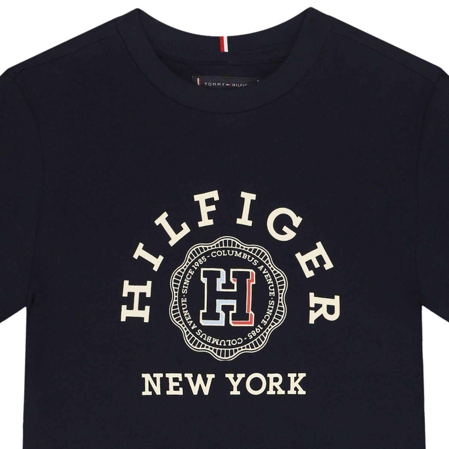 Boys Navy Blue Logo T-Shirt, 1, hi-res image number null