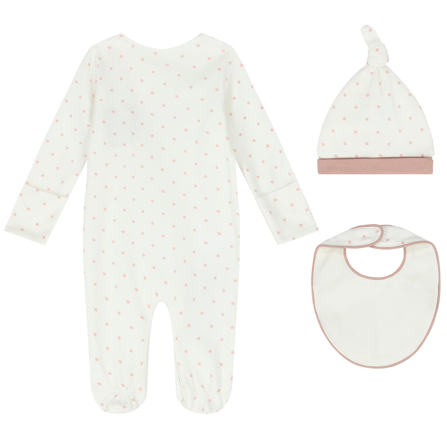 Baby Girls Ivory Babygrow Gift Set, 2, hi-res image number null