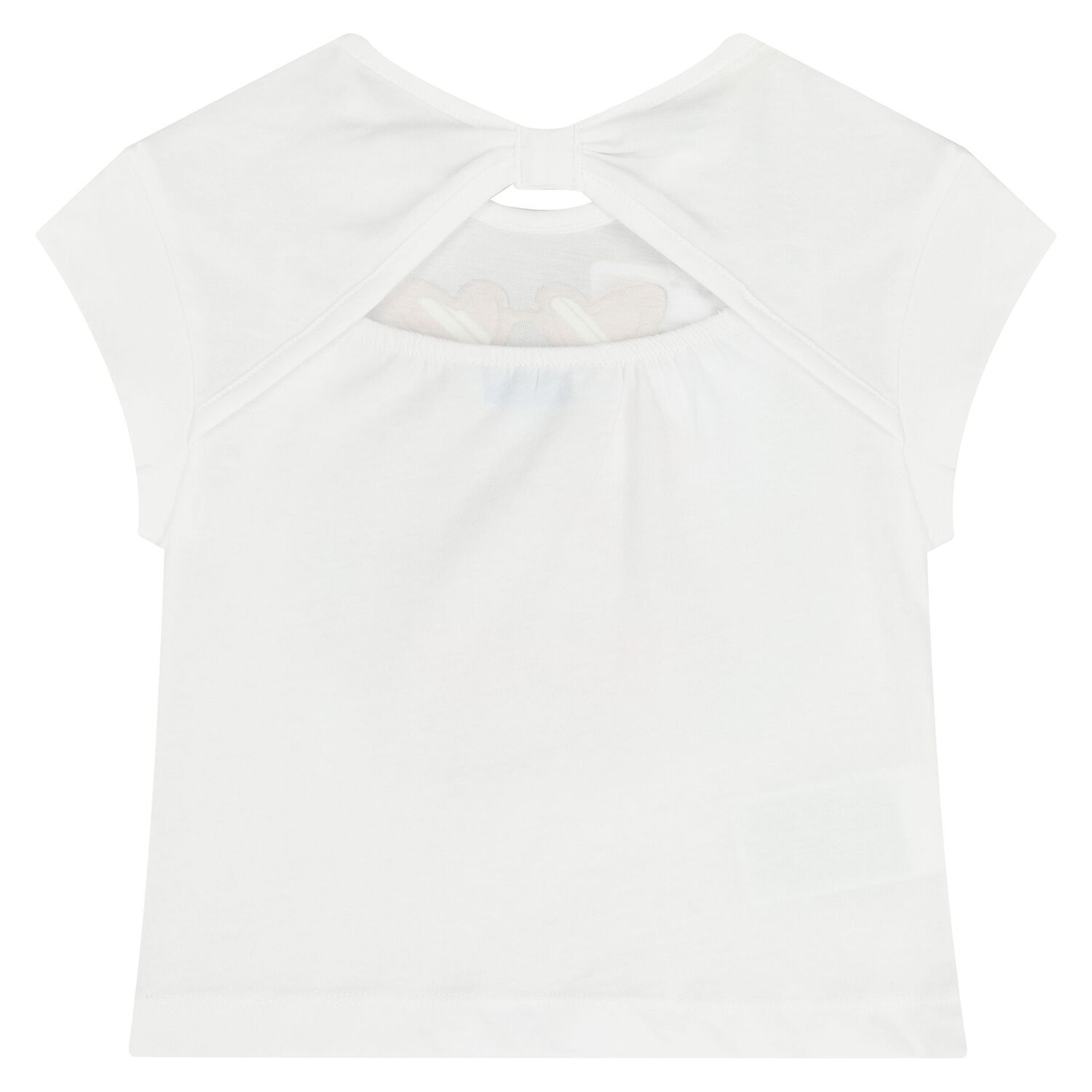 Younger Girls White & Pink Leggings Set, 2, hi-res