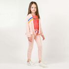 تيشيرت باللون الزهري نيون للبنات, 1, hi-res