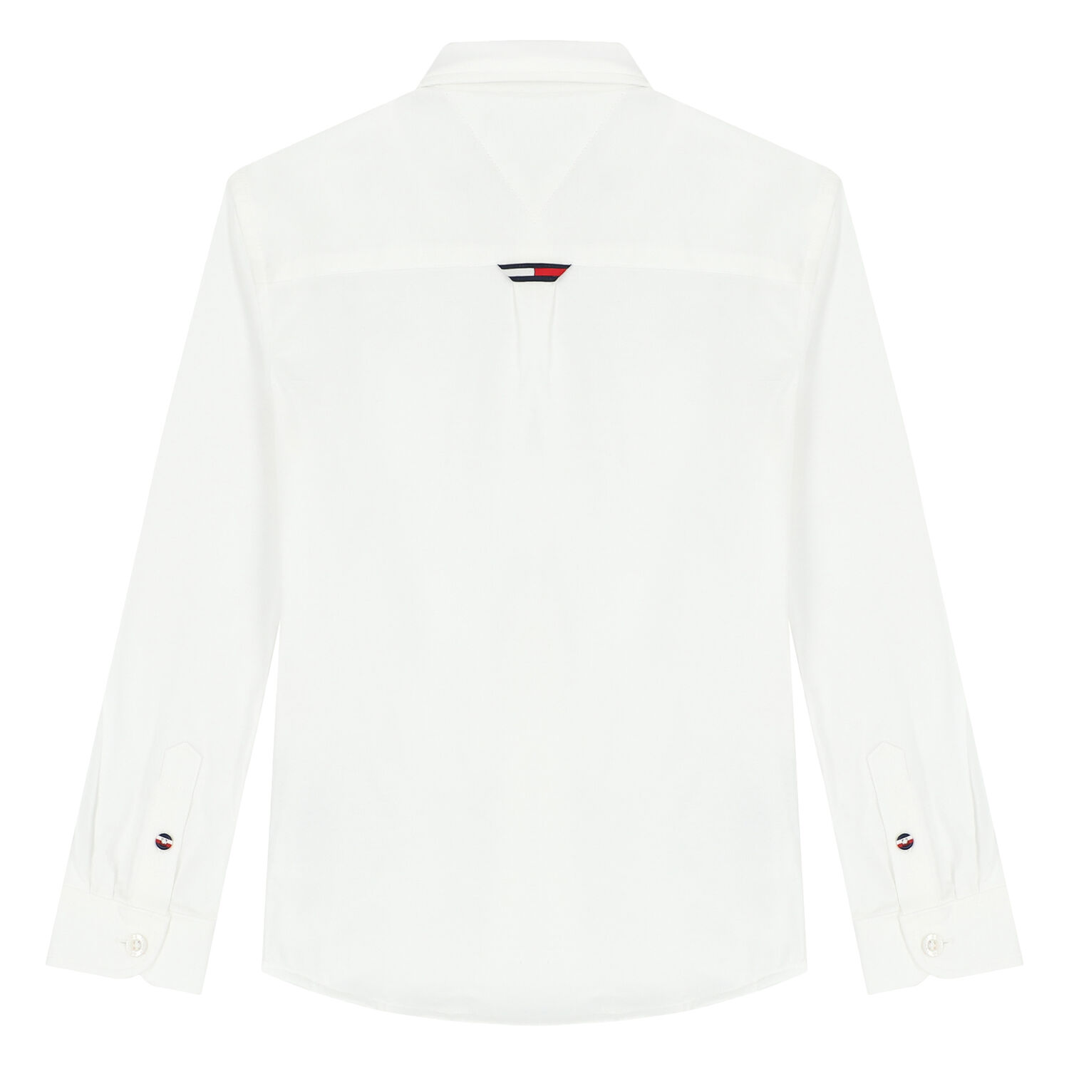 Boys White Logo Shirt, 1, hi-res