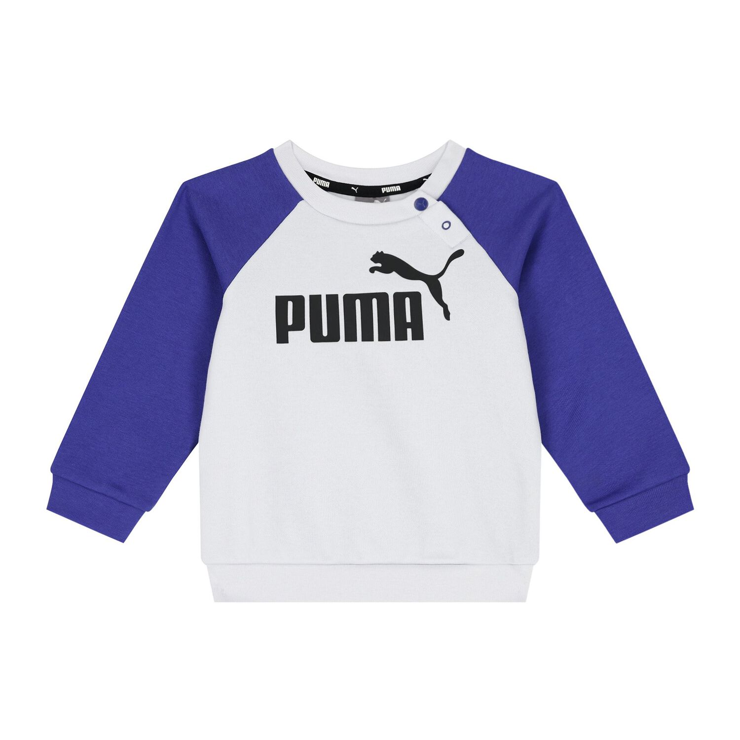 Younger Boys Blue & White Logo Tracksuit, 1, hi-res