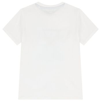 Boys White Logo T-Shirt